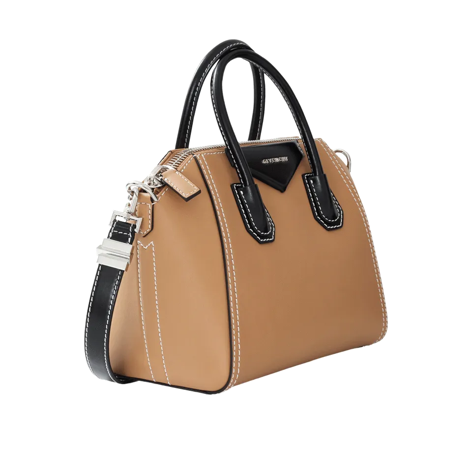 Antigona Bi-Color Shopper Bag