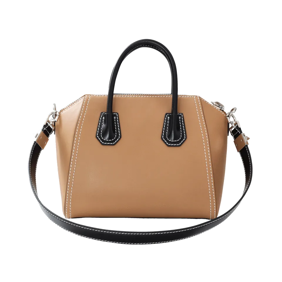Antigona Bi-Color Shopper Bag