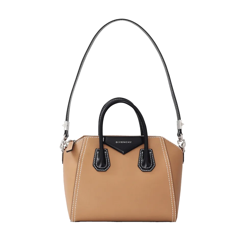 Antigona Bi-Color Shopper Bag