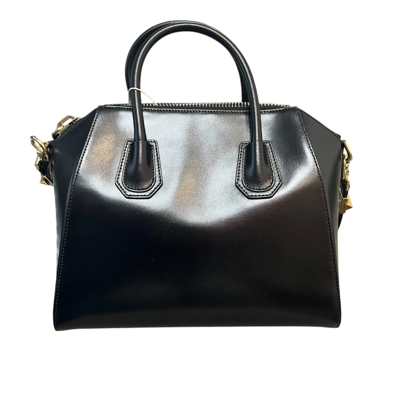 Antigona Medium Shiny Calfskin Quilted Black GHW