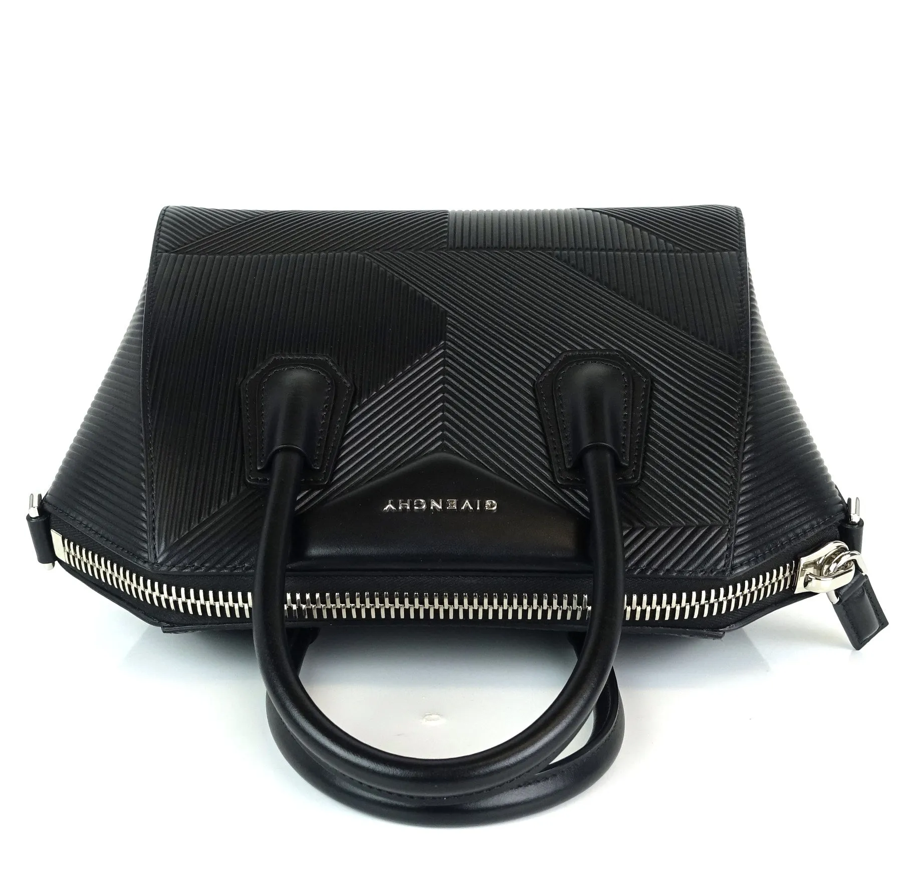 Antigona Patterned Calf Leather Small Bag
