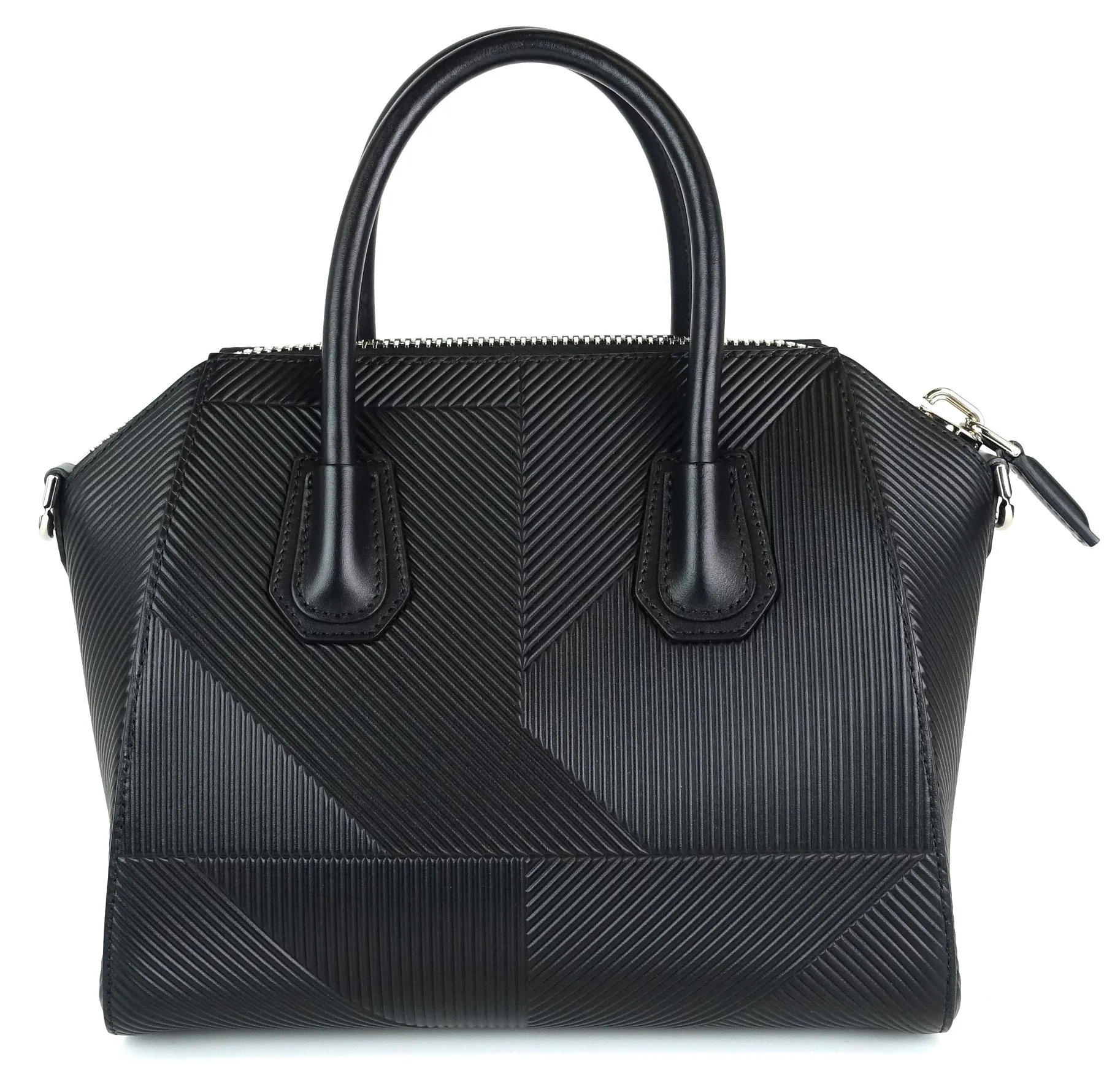 Antigona Patterned Calf Leather Small Bag