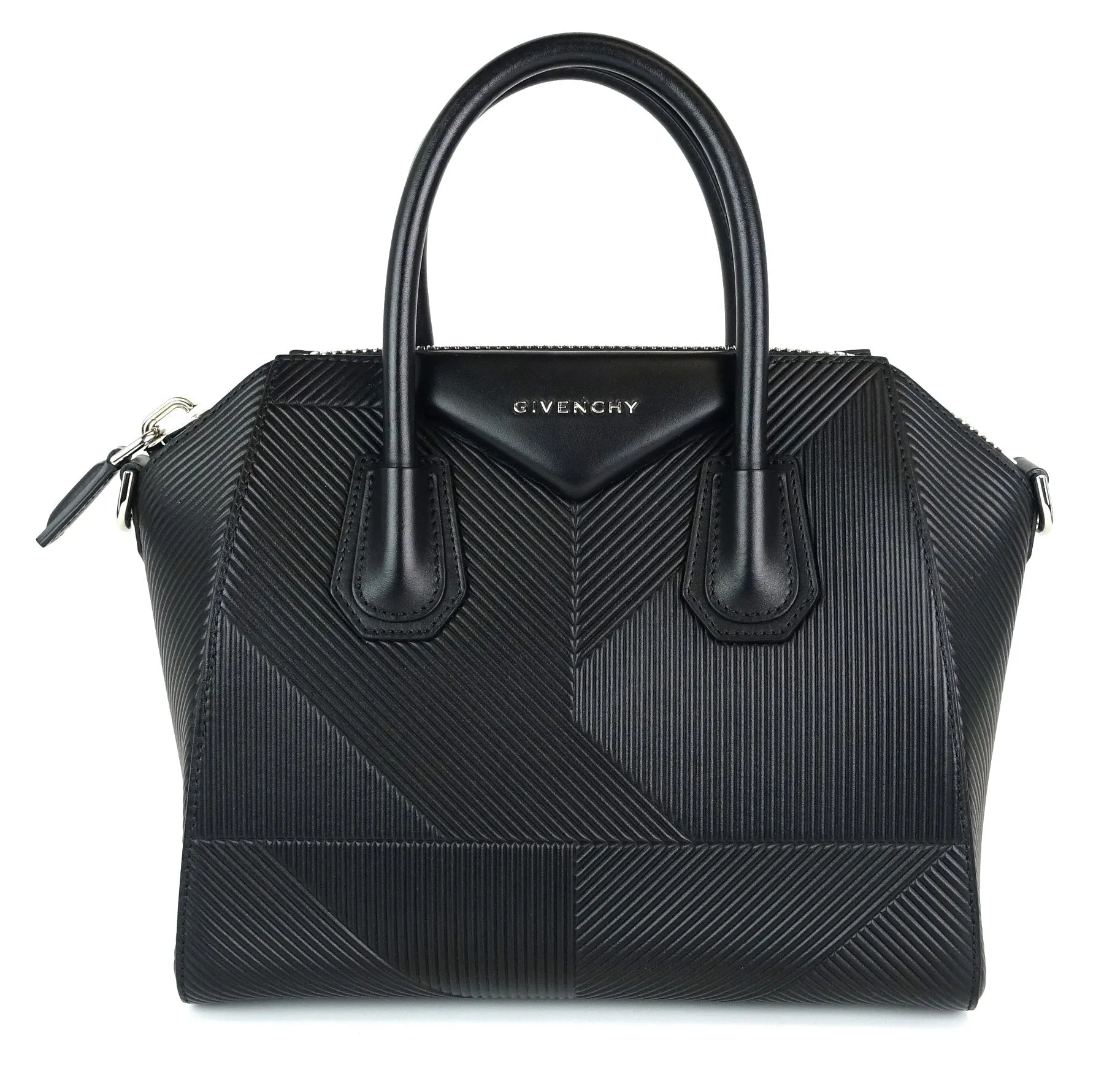 Antigona Patterned Calf Leather Small Bag