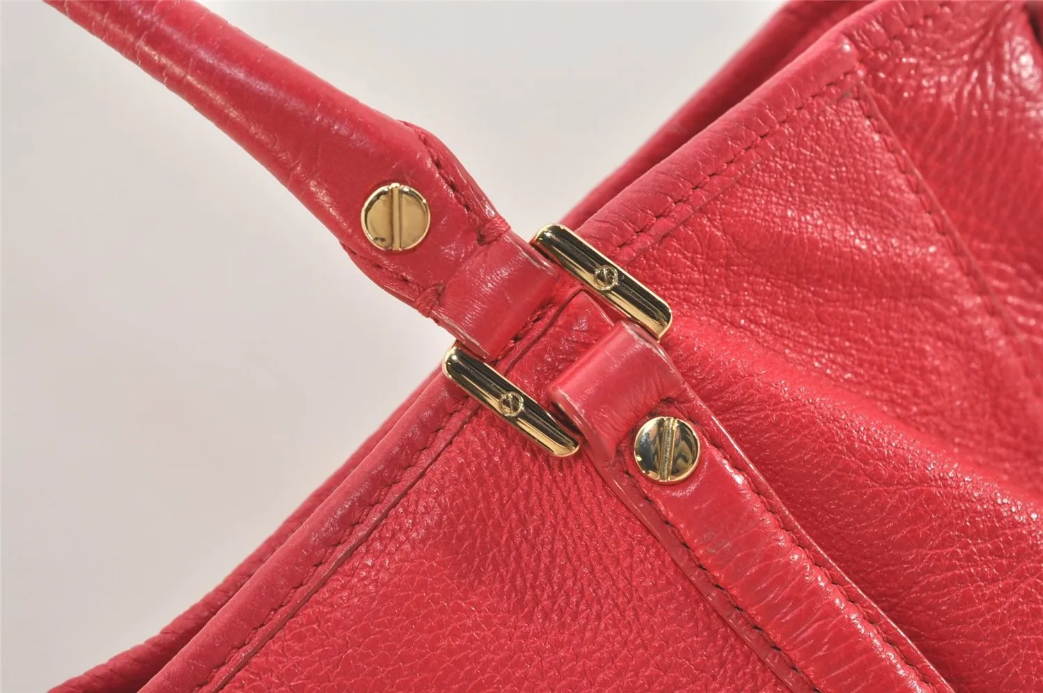Authentic TORY BURCH Amanda Leather 2Way Shoulder Tote Bag Pink 6472J