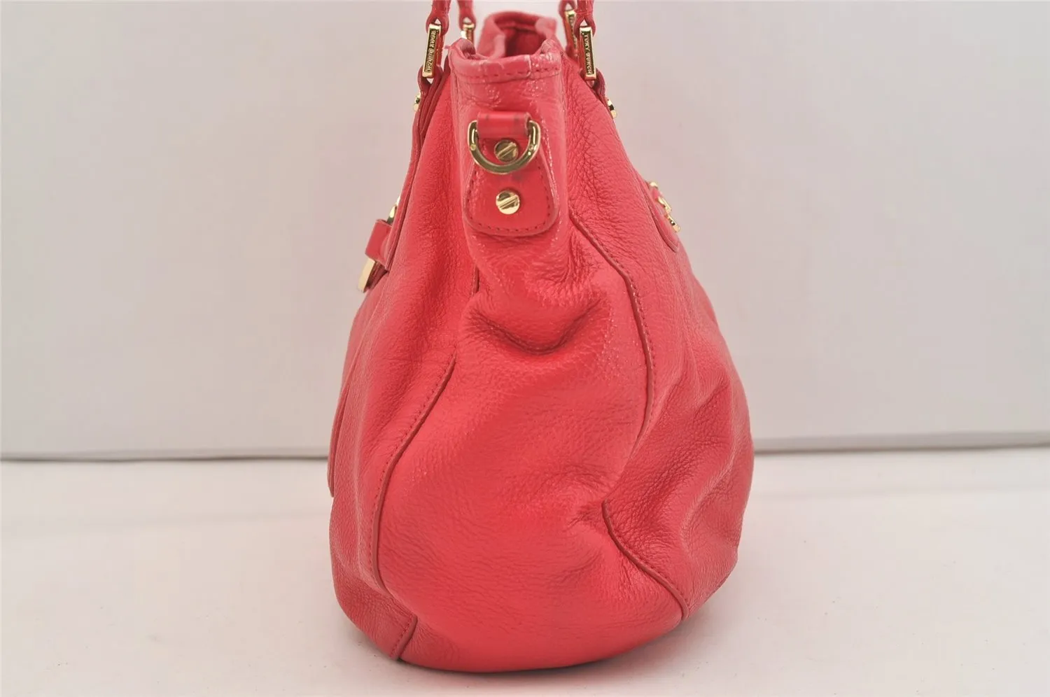 Authentic TORY BURCH Amanda Leather 2Way Shoulder Tote Bag Pink 6472J