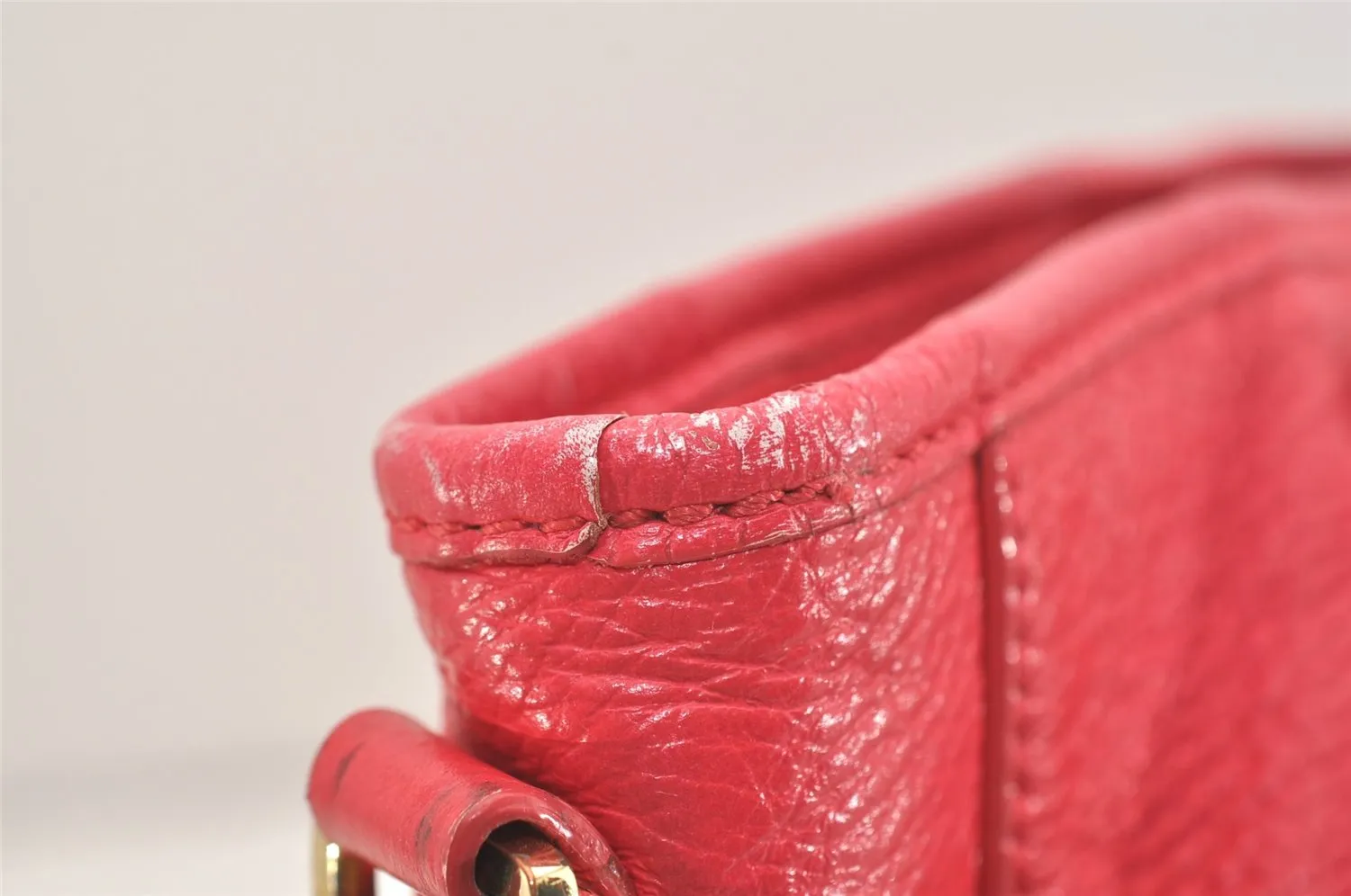 Authentic TORY BURCH Amanda Leather 2Way Shoulder Tote Bag Pink 6472J