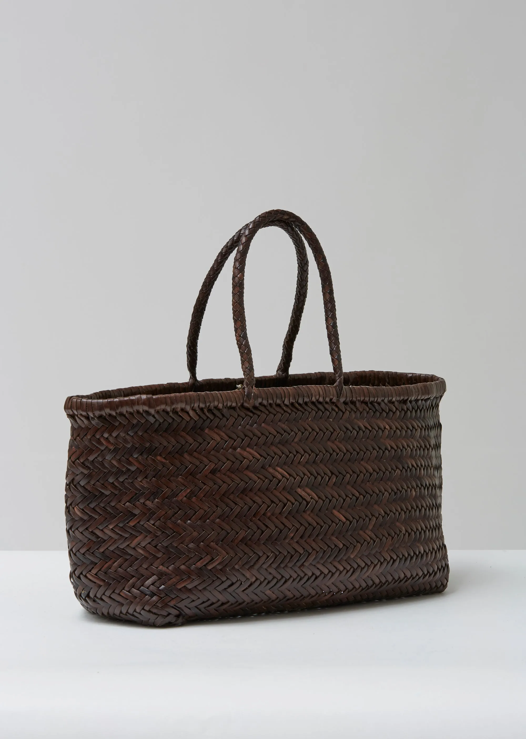 Bamboo Triple Jump Big Basket Bag