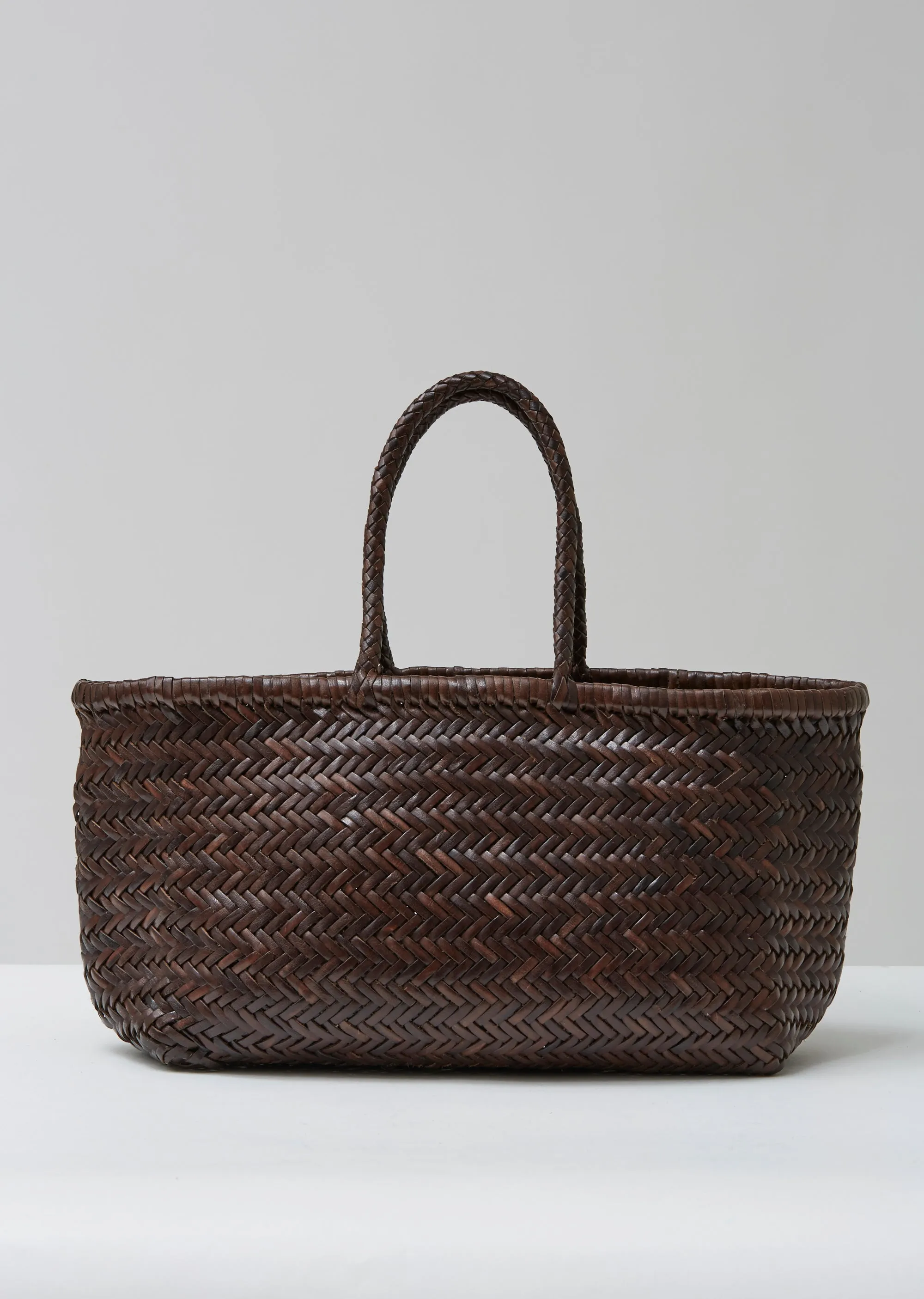 Bamboo Triple Jump Big Basket Bag