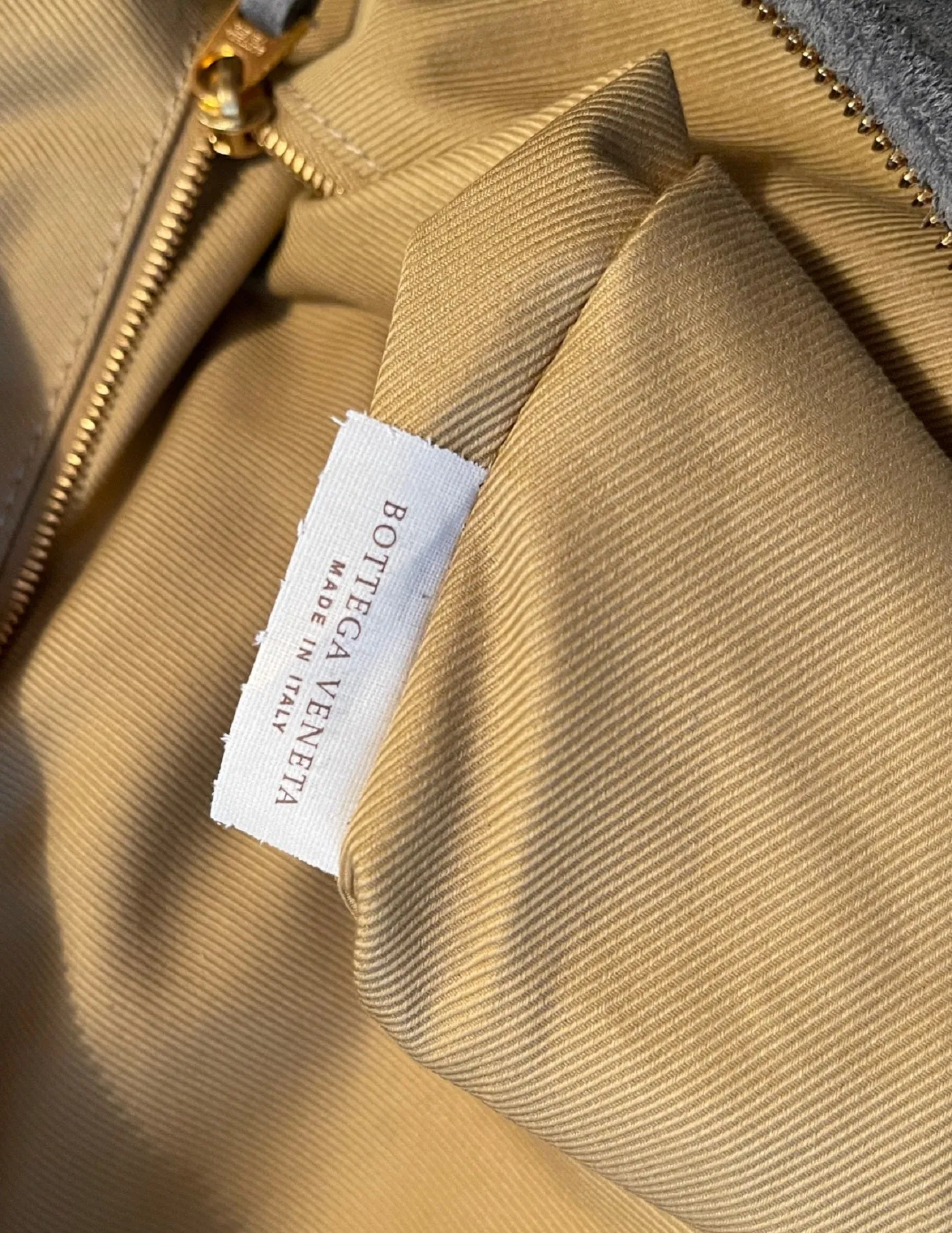 Bottega Veneta Grey Suede Medium Jodie Hobo Bag
