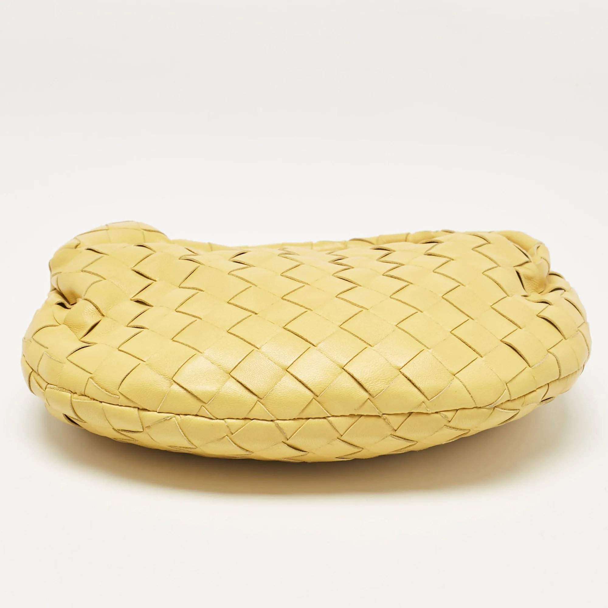 Bottega Veneta Yellow Intrecciato Leather Mini Bv Jodie Bag