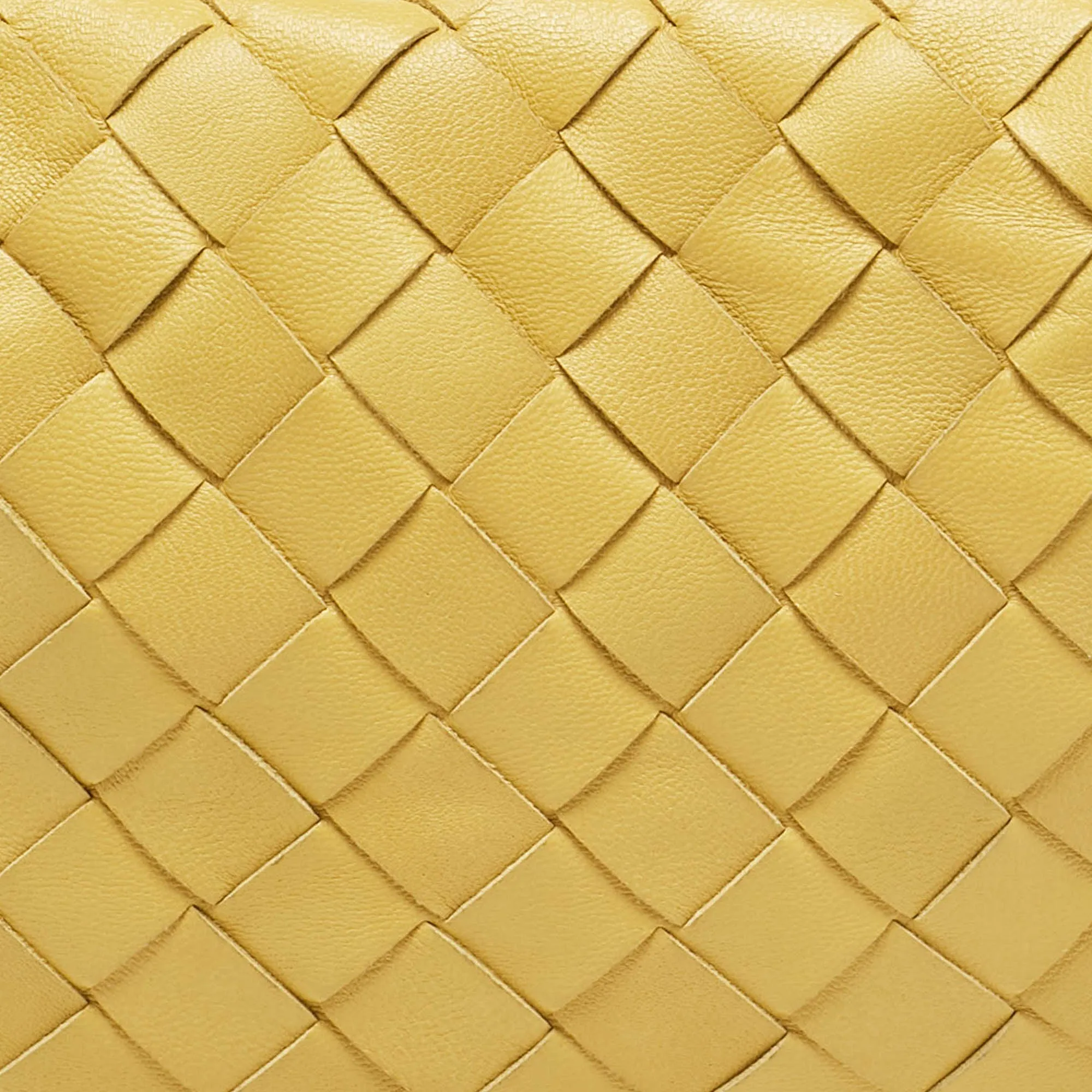 Bottega Veneta Yellow Intrecciato Leather Mini Bv Jodie Bag