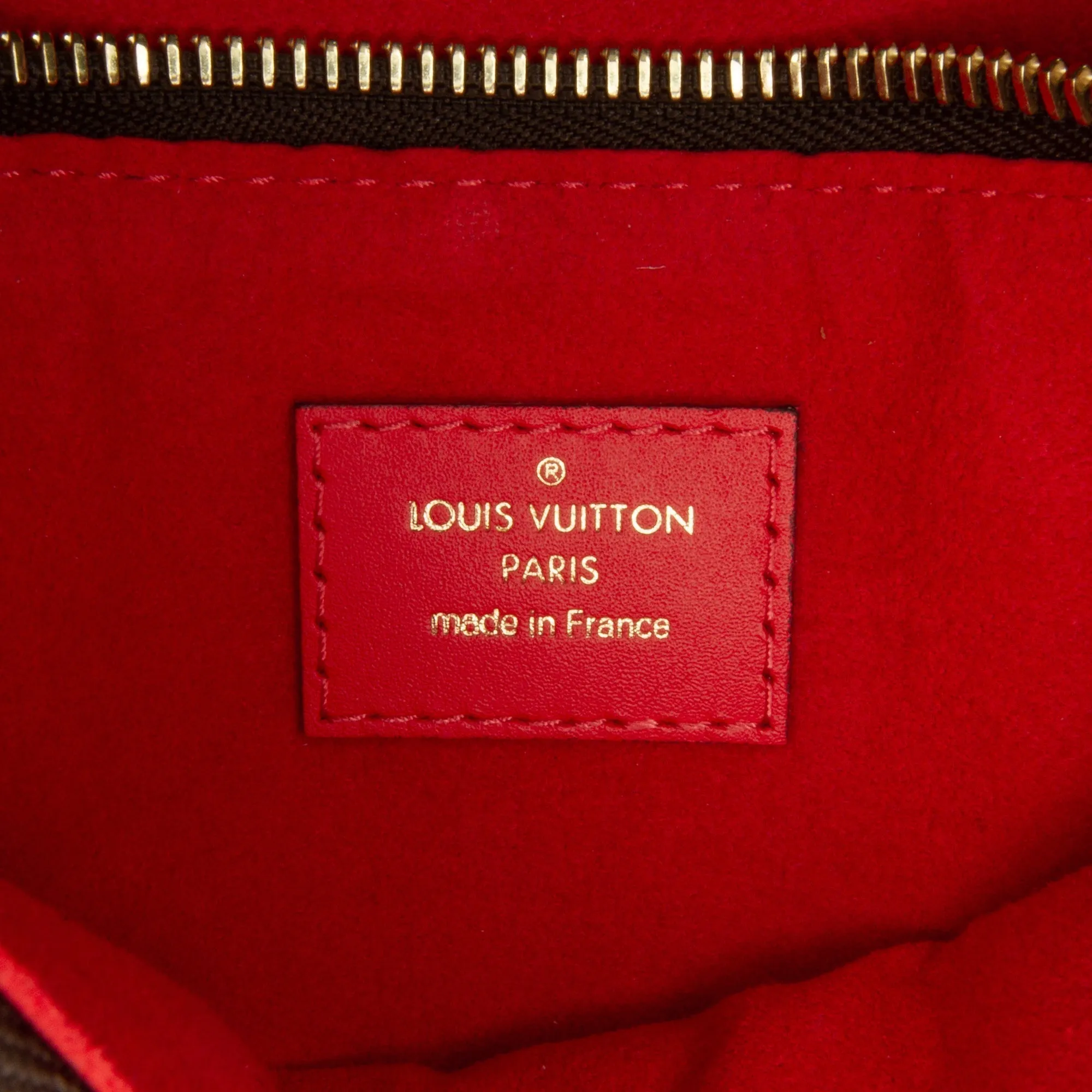 Brown Louis Vuitton Monogram Flower Tote Satchel