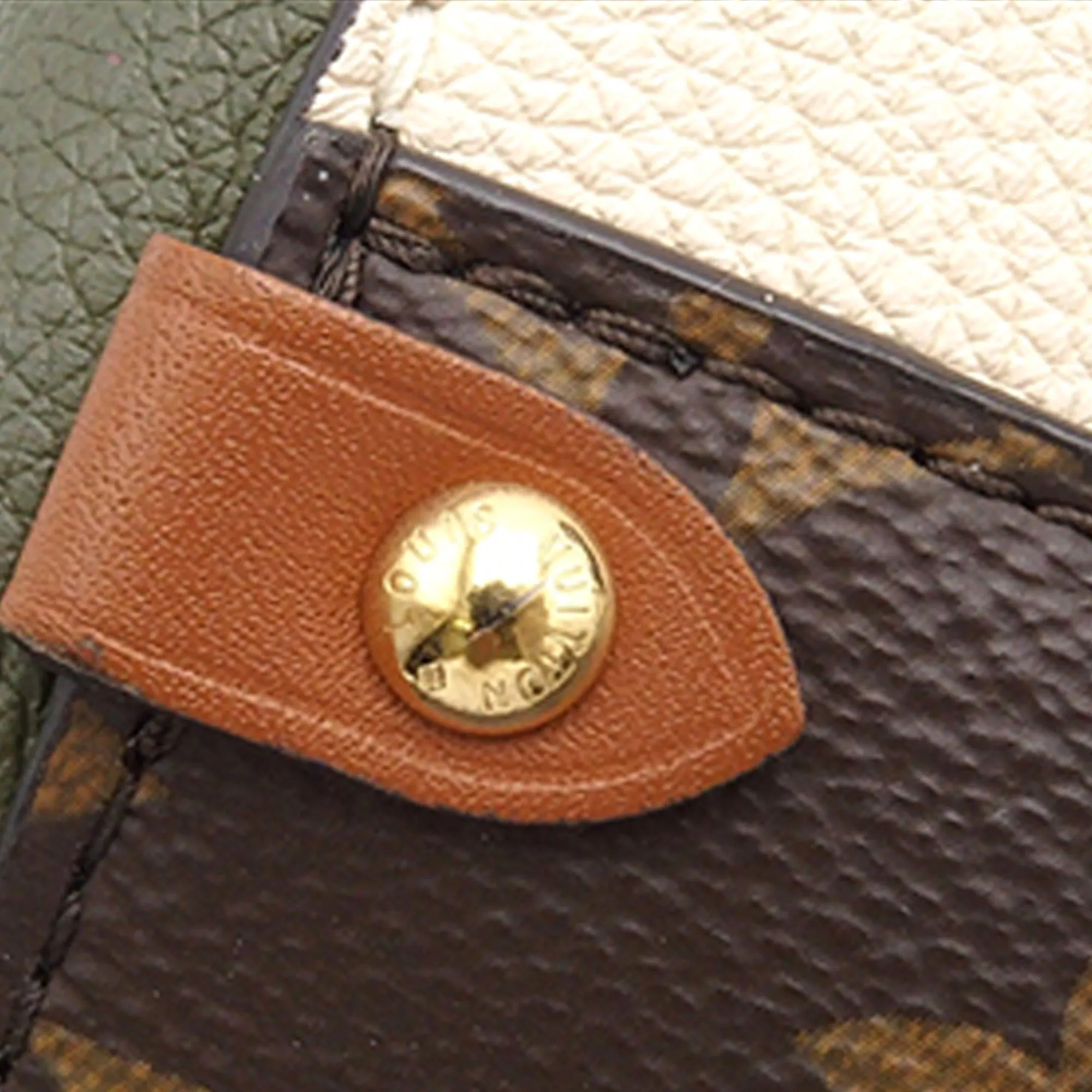 Brown Louis Vuitton Monogram Fold Tote PM Satchel