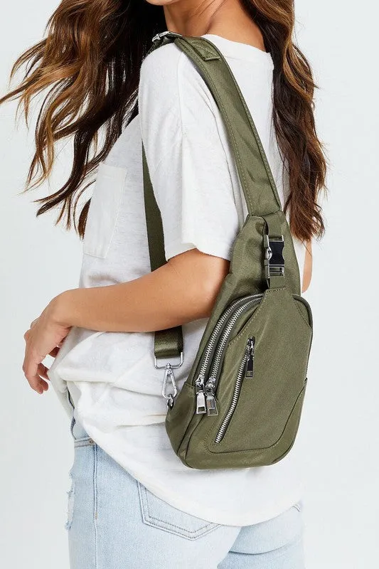 Buckle Poly Slingbag
