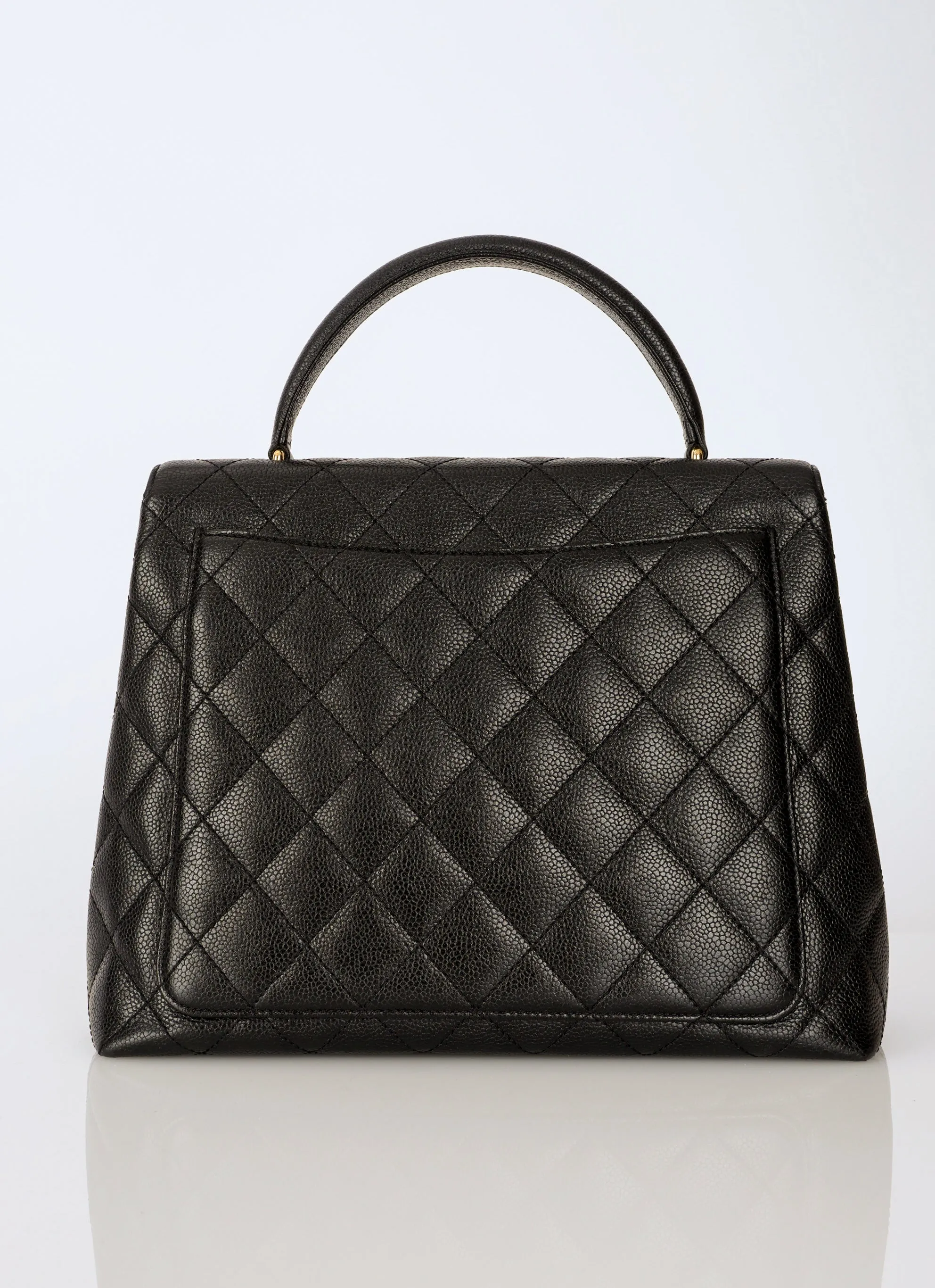 Chanel 2000 Caviar Kelly Top Handle Bag