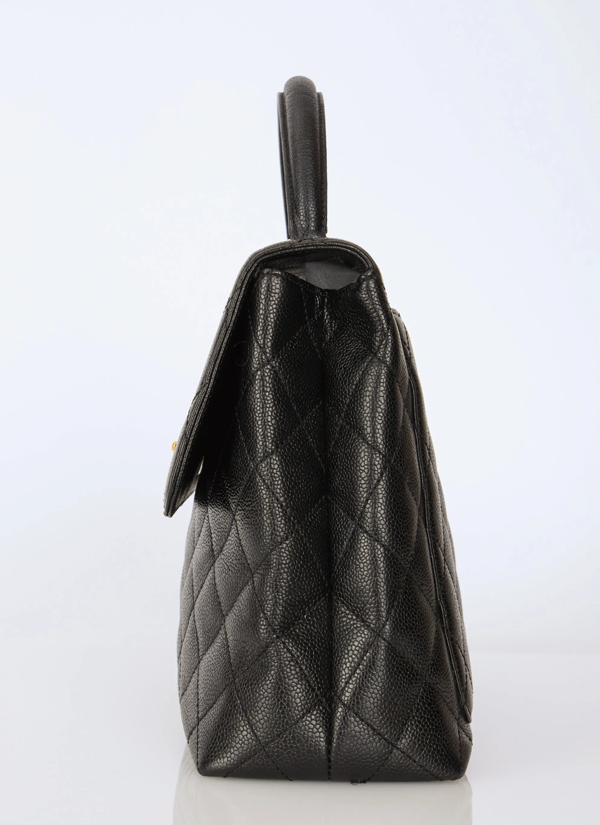 Chanel 2000 Caviar Kelly Top Handle Bag