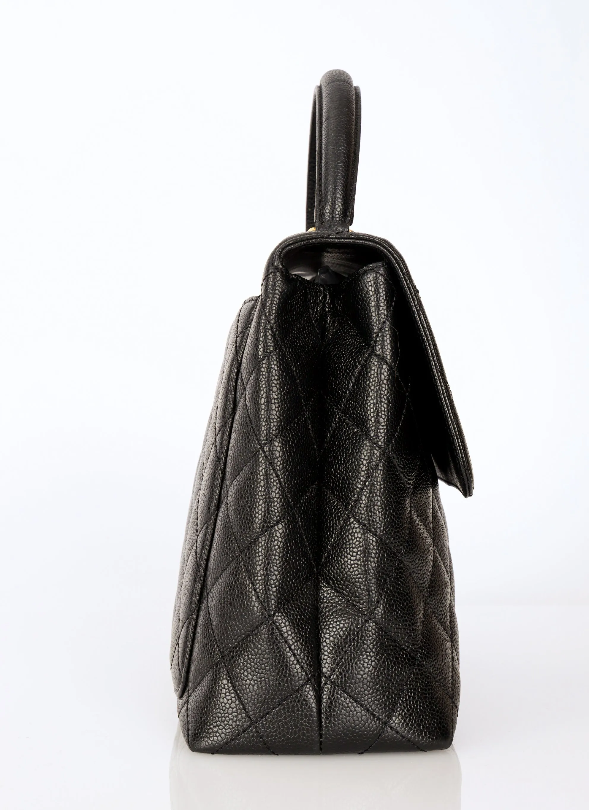 Chanel 2000 Caviar Kelly Top Handle Bag