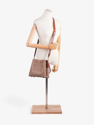 Coach Willow Bucket Bag Brown / Beige Canvas