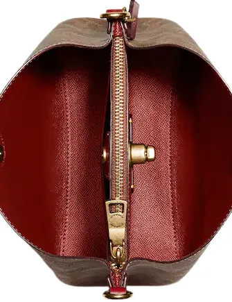 Coach Willow Bucket Bag In Signature Canvas With Heart Print