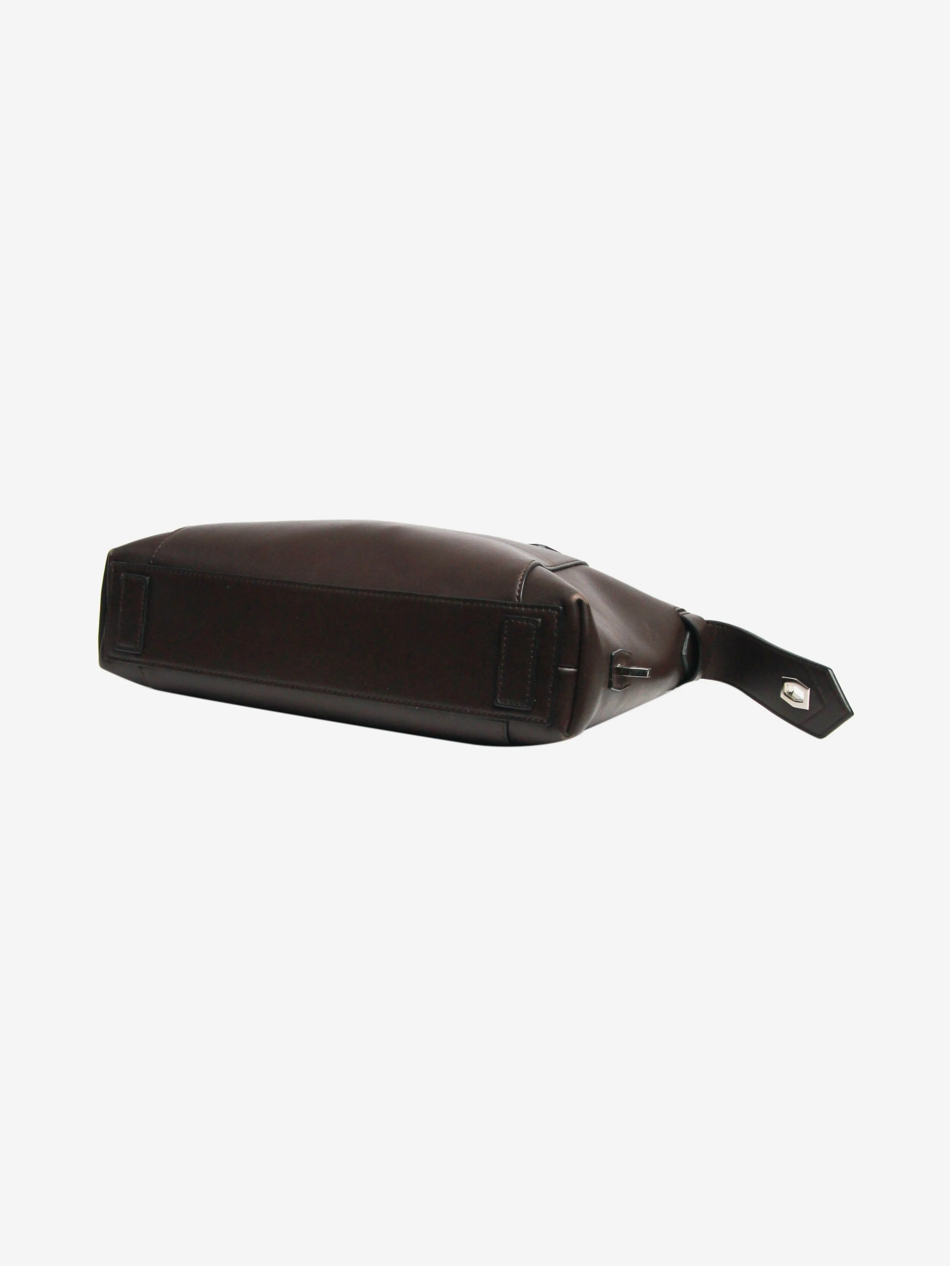 Dark brown Antigona shoulder bag