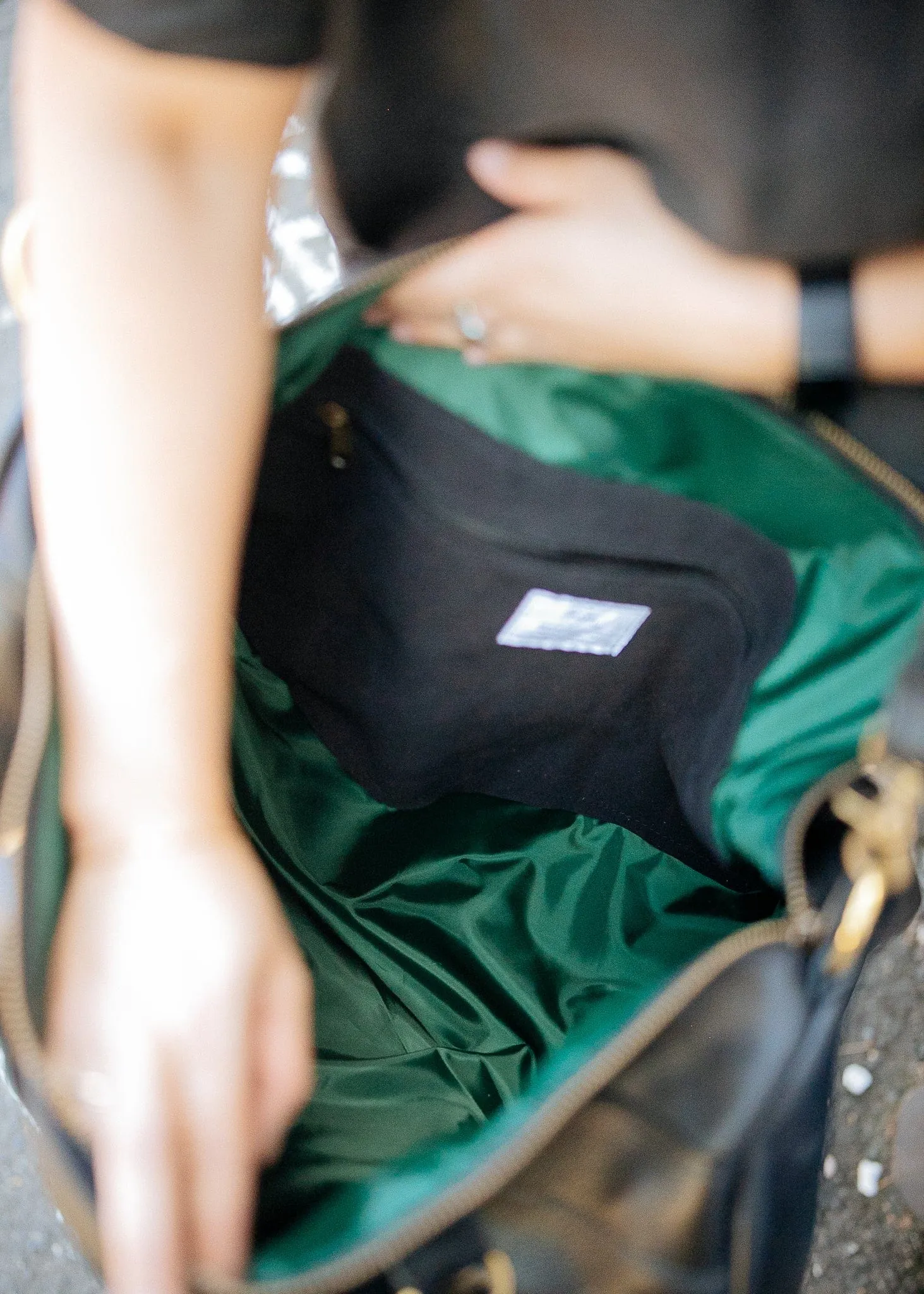 Duffel Carry All Bag - Cowhide - Black