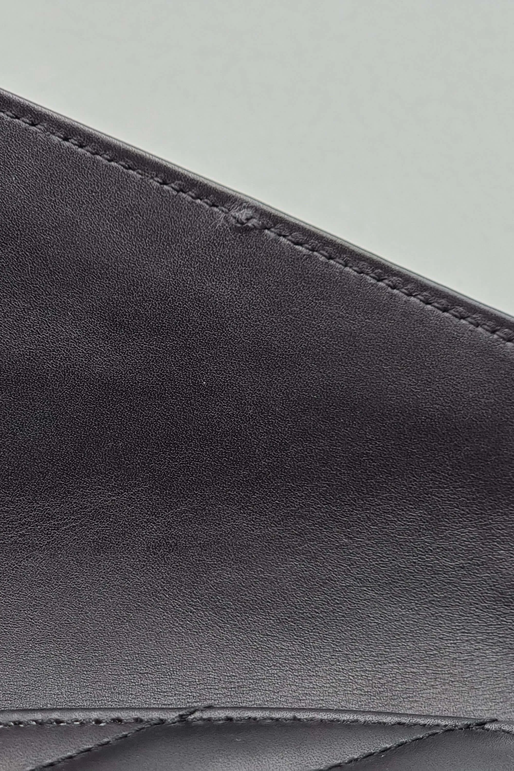 Envelope Monogram Clutch Black