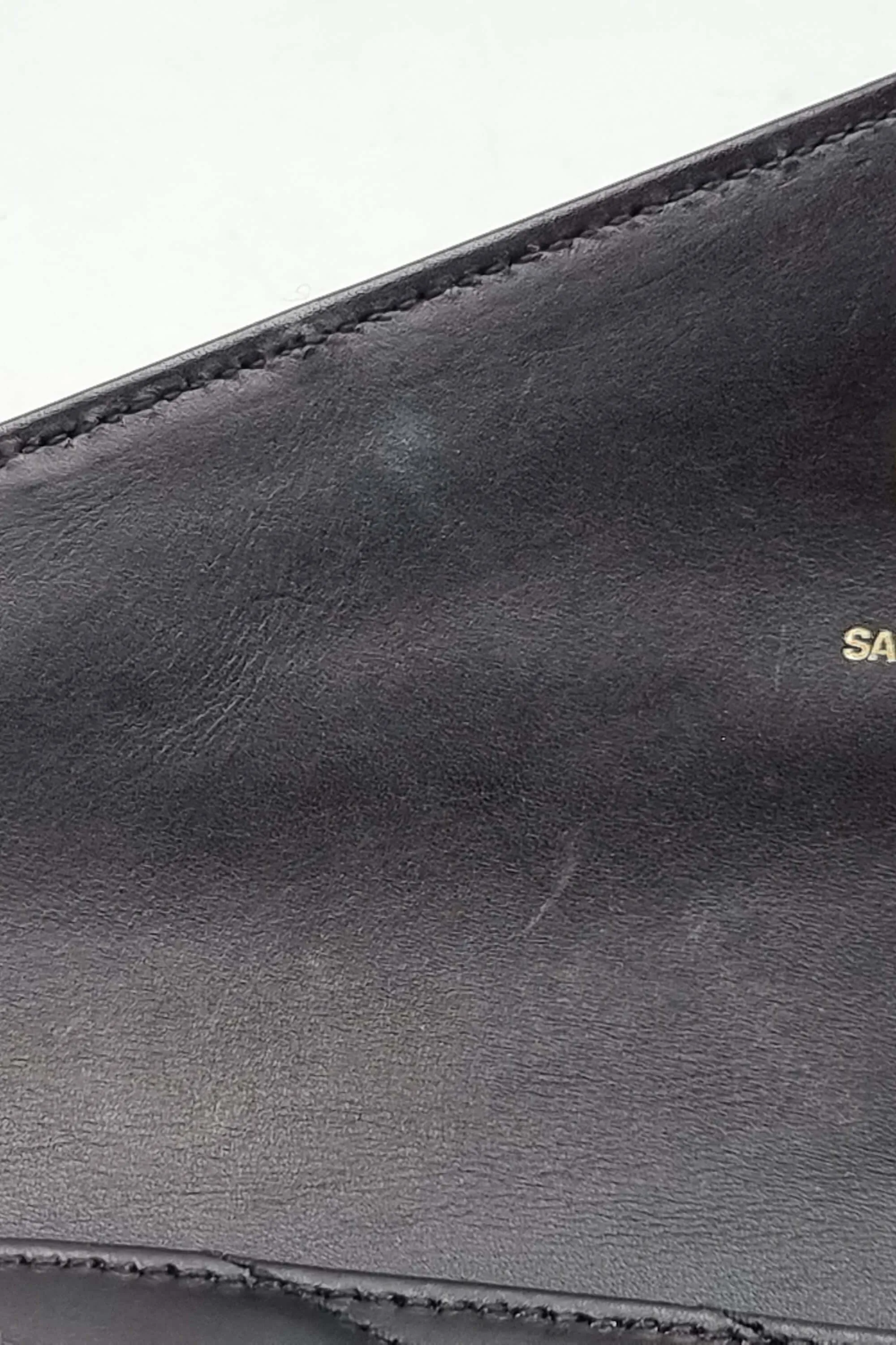 Envelope Monogram Clutch Black