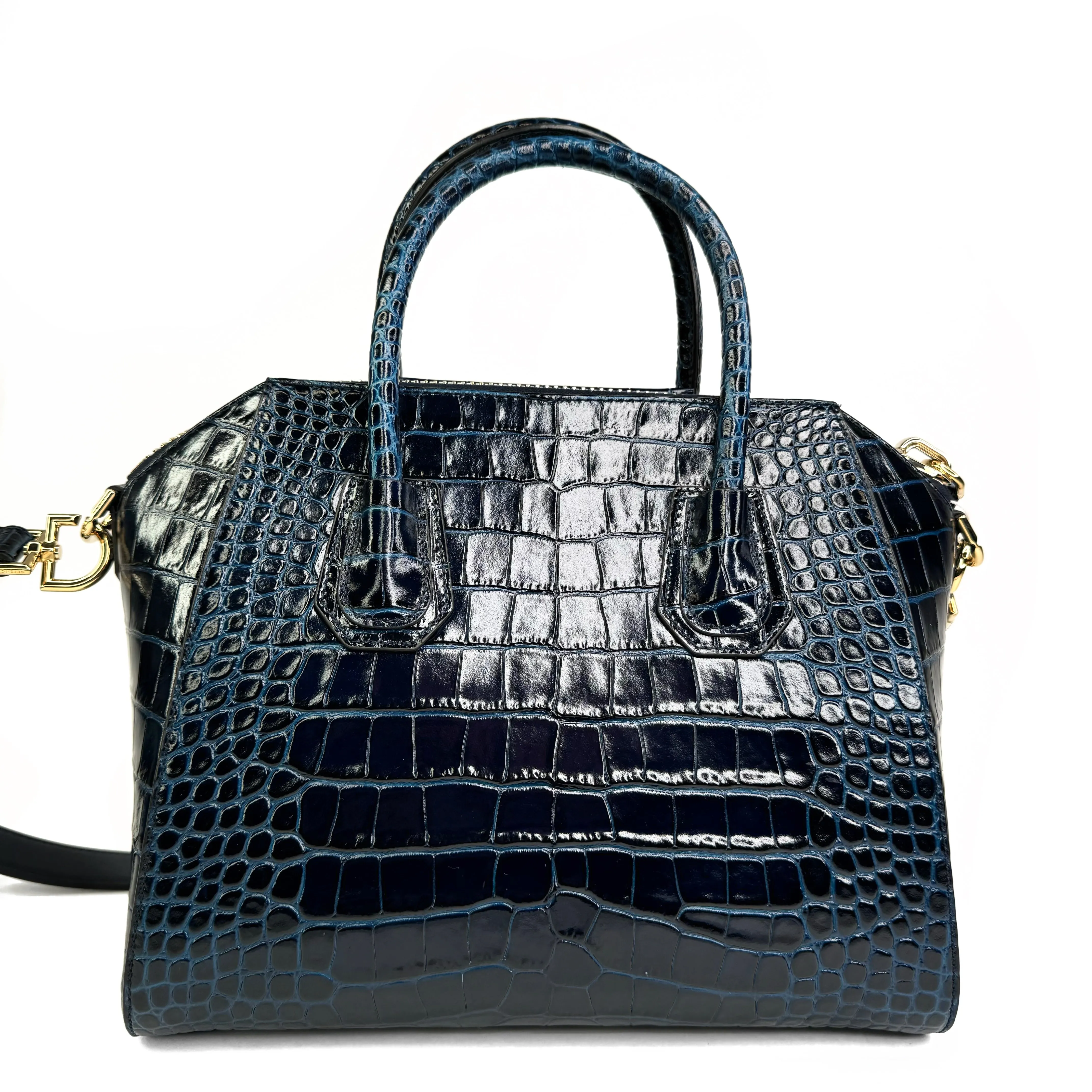 Givenchy Antigona Crocodile Embossed Small Bag