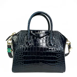 Givenchy Antigona Crocodile Embossed Small Bag