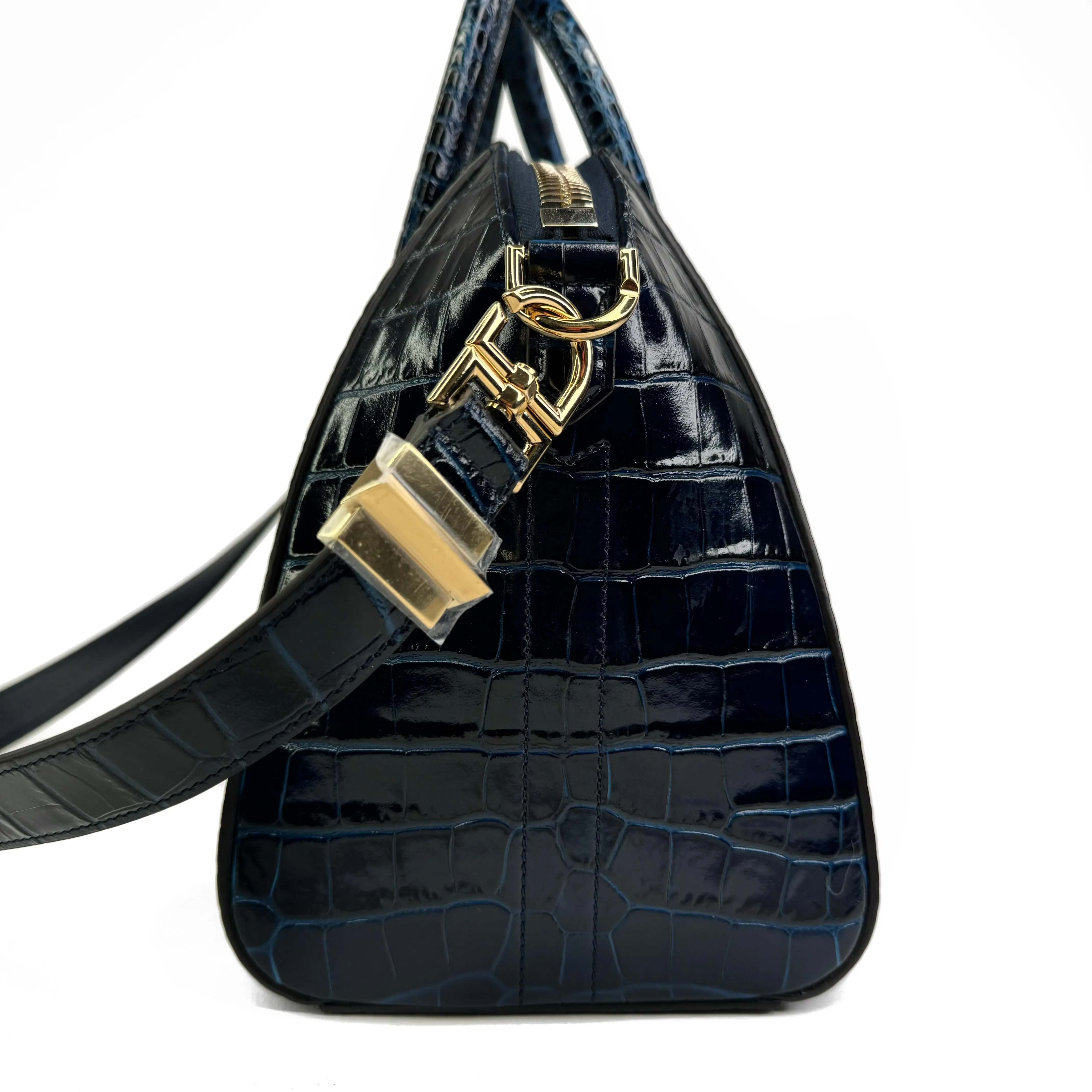 Givenchy Antigona Crocodile Embossed Small Bag
