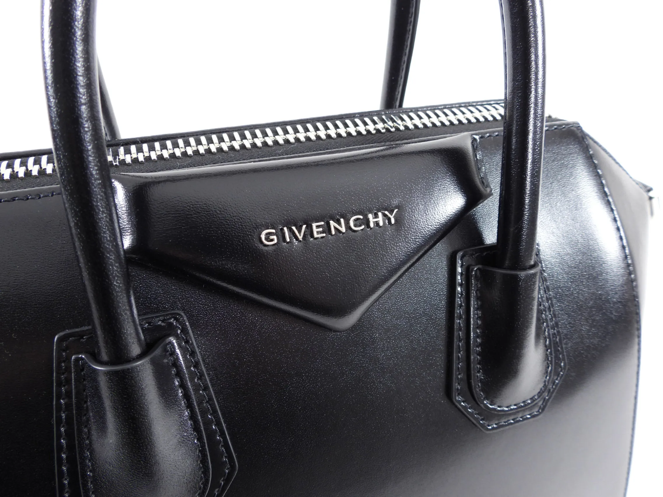 Givenchy Black Leather Small Antigona Bag