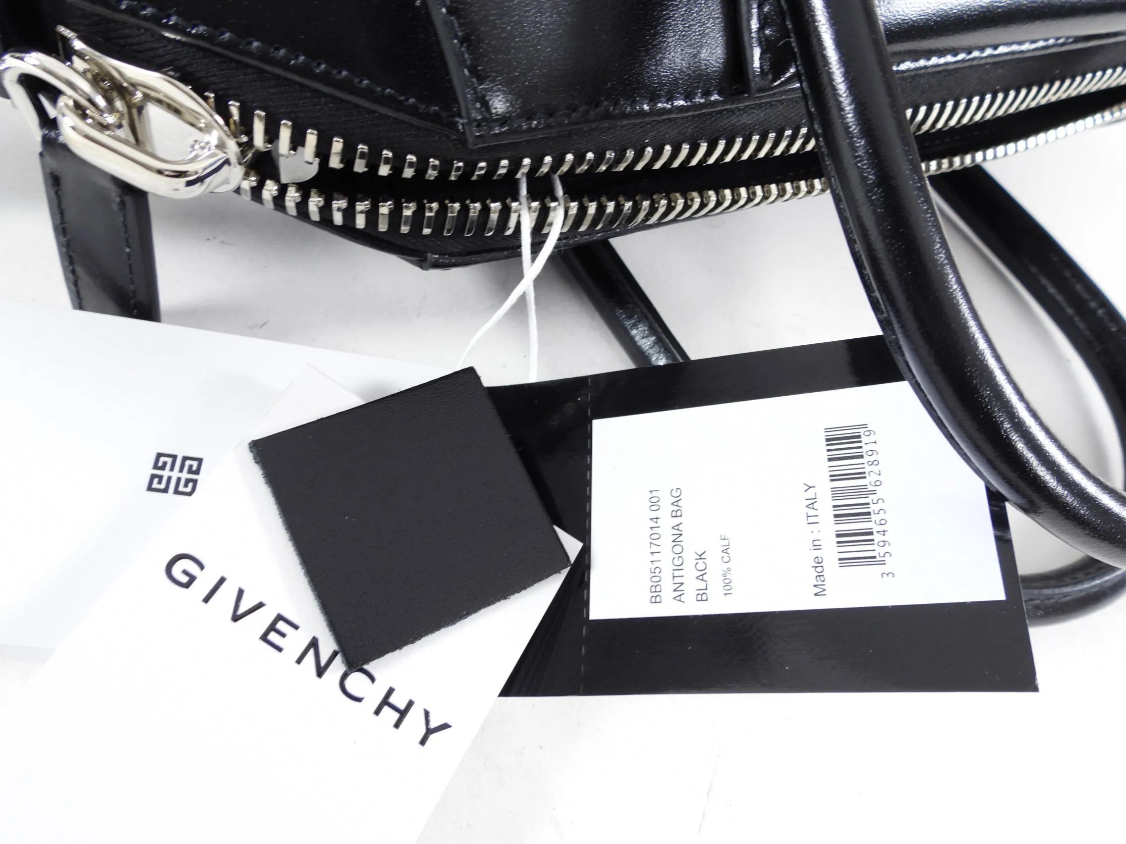 Givenchy Black Leather Small Antigona Bag