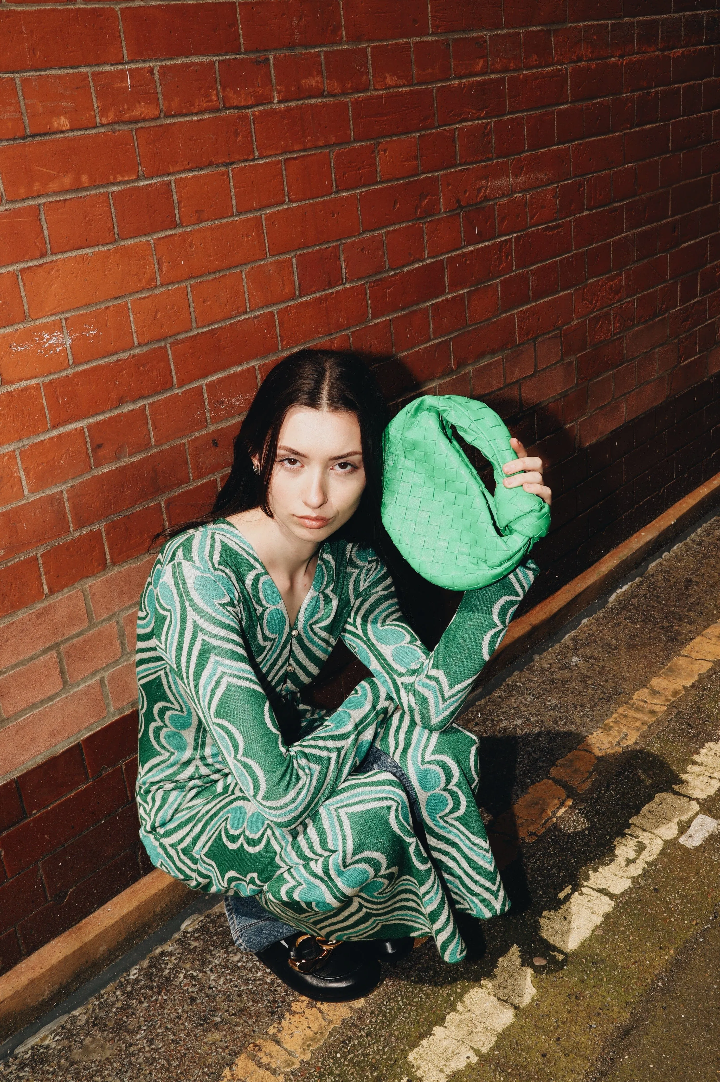 Green mini Jodie bag