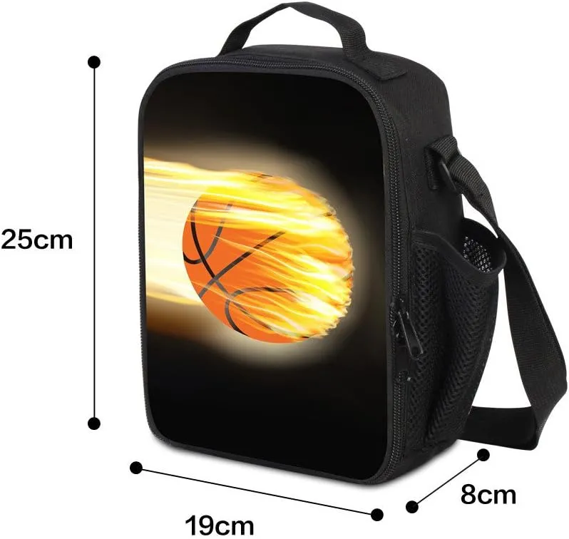Horse Backpack and Cooler Bag for Boys Animal Print School Bookbag Girls Satchel Bagpack Pencil Case