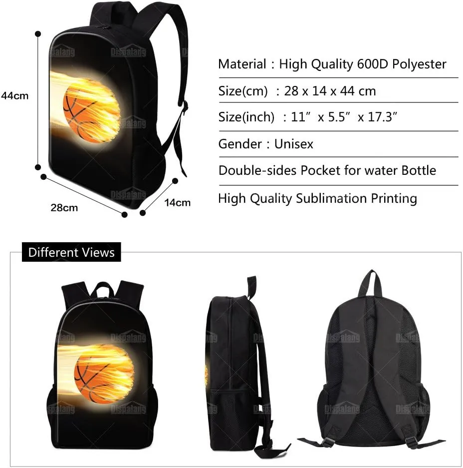 Horse Backpack and Cooler Bag for Boys Animal Print School Bookbag Girls Satchel Bagpack Pencil Case
