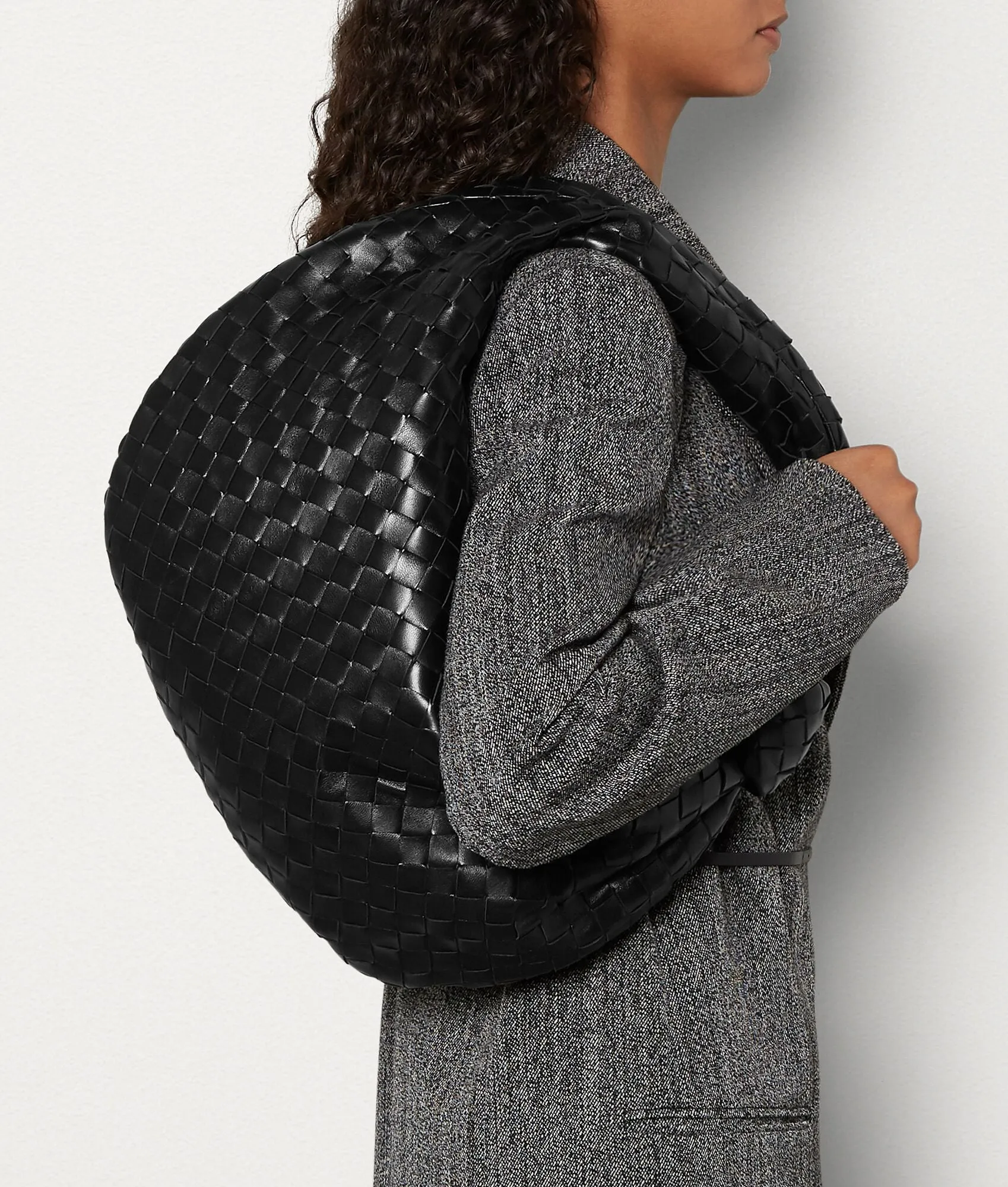 Jodie Small Intrecciato, Black