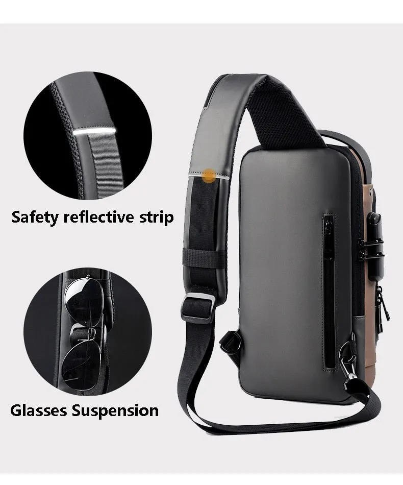 Multifunction Anti-theft USB Shoulder Bag
