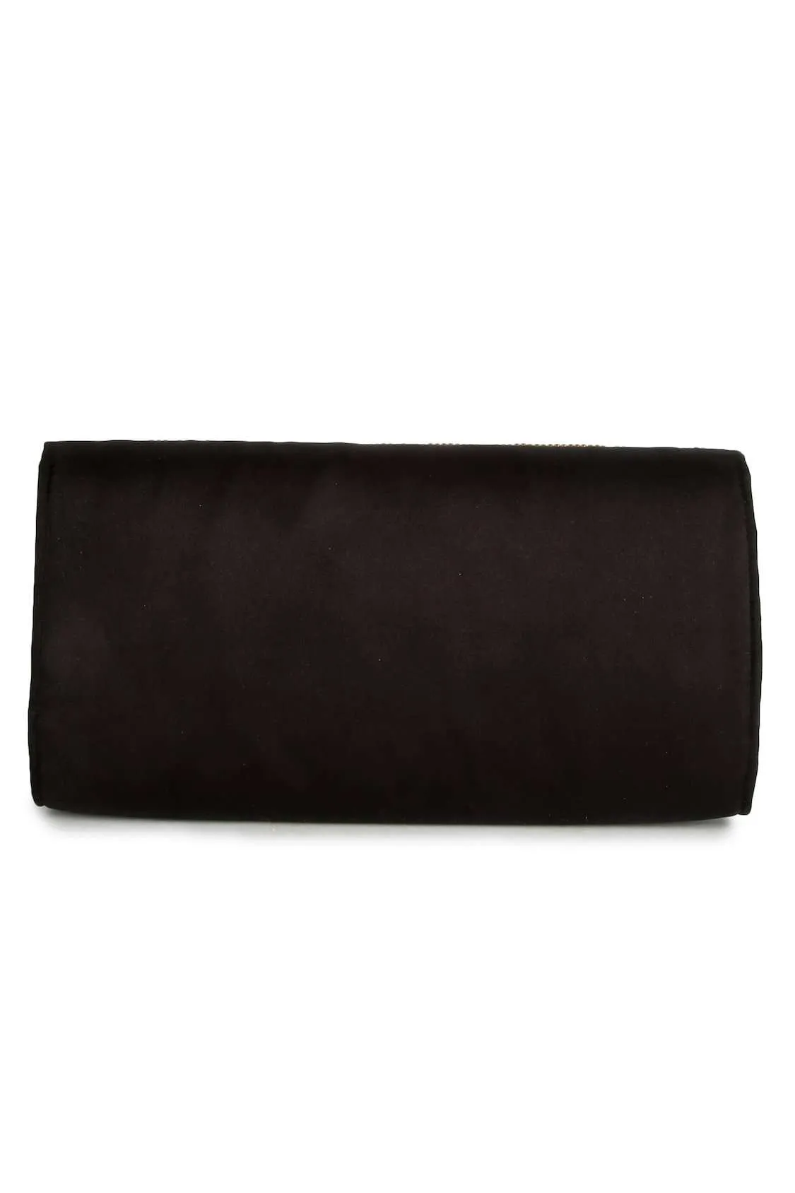Reagan Black And Gold Clutch & Shoulder Bag