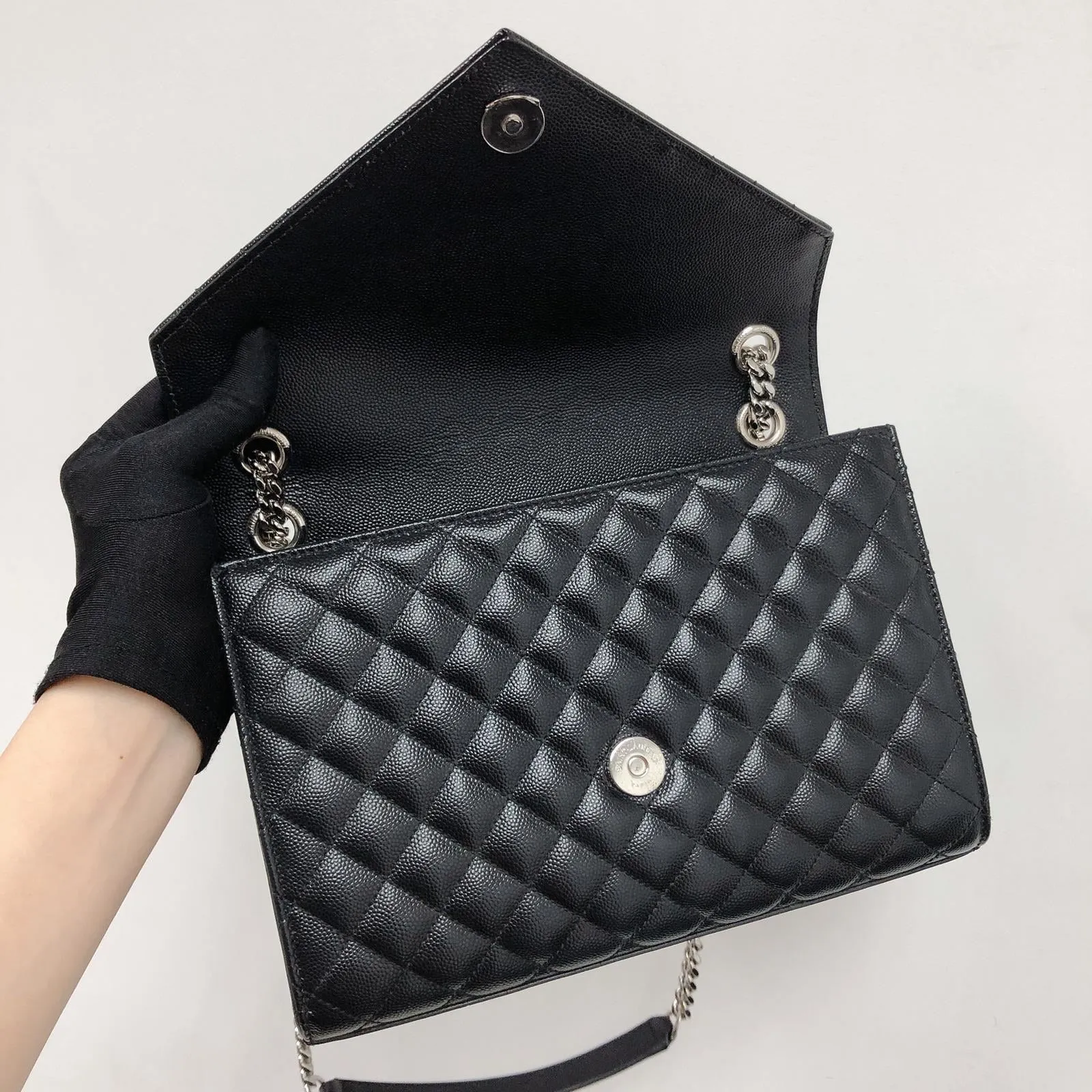 Saint Laurent Triquilt Envelope Bag