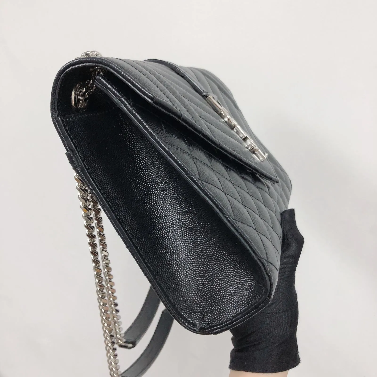 Saint Laurent Triquilt Envelope Bag