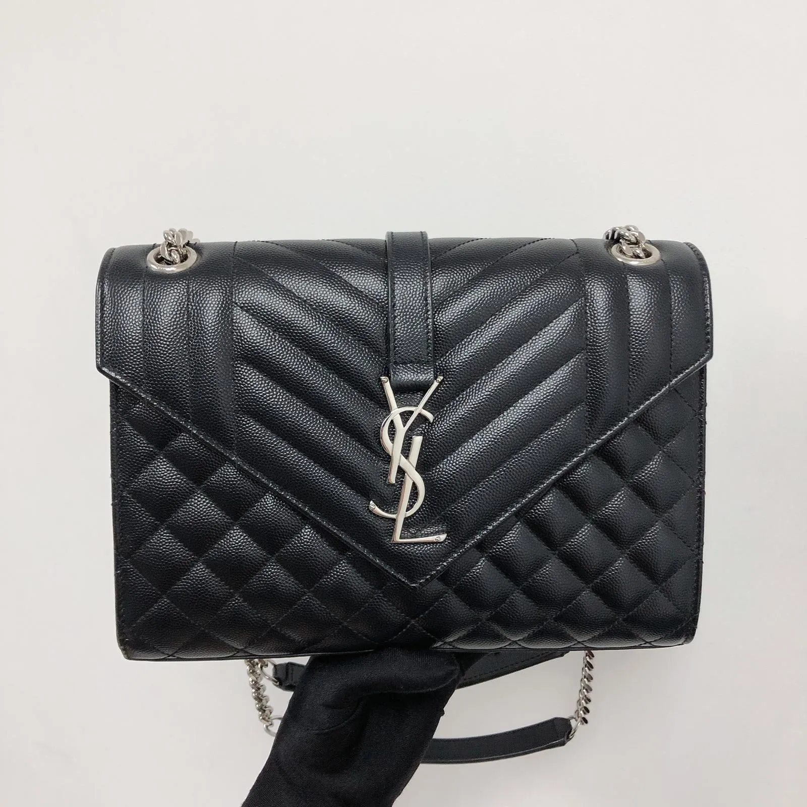 Saint Laurent Triquilt Envelope Bag
