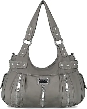 Scarleton Purses for Women Large Hobo Bags Washed Vegan Leather Shoulder Bag Satchel Tote Top Handle Handbags, H1292