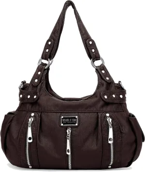 Scarleton Purses for Women Large Hobo Bags Washed Vegan Leather Shoulder Bag Satchel Tote Top Handle Handbags, H1292