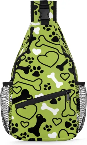 Sling Bag for Women Men Chest Shoulder Backpack Multipurpose Crossbody Bag Lightweight Travel Hiking Daypack