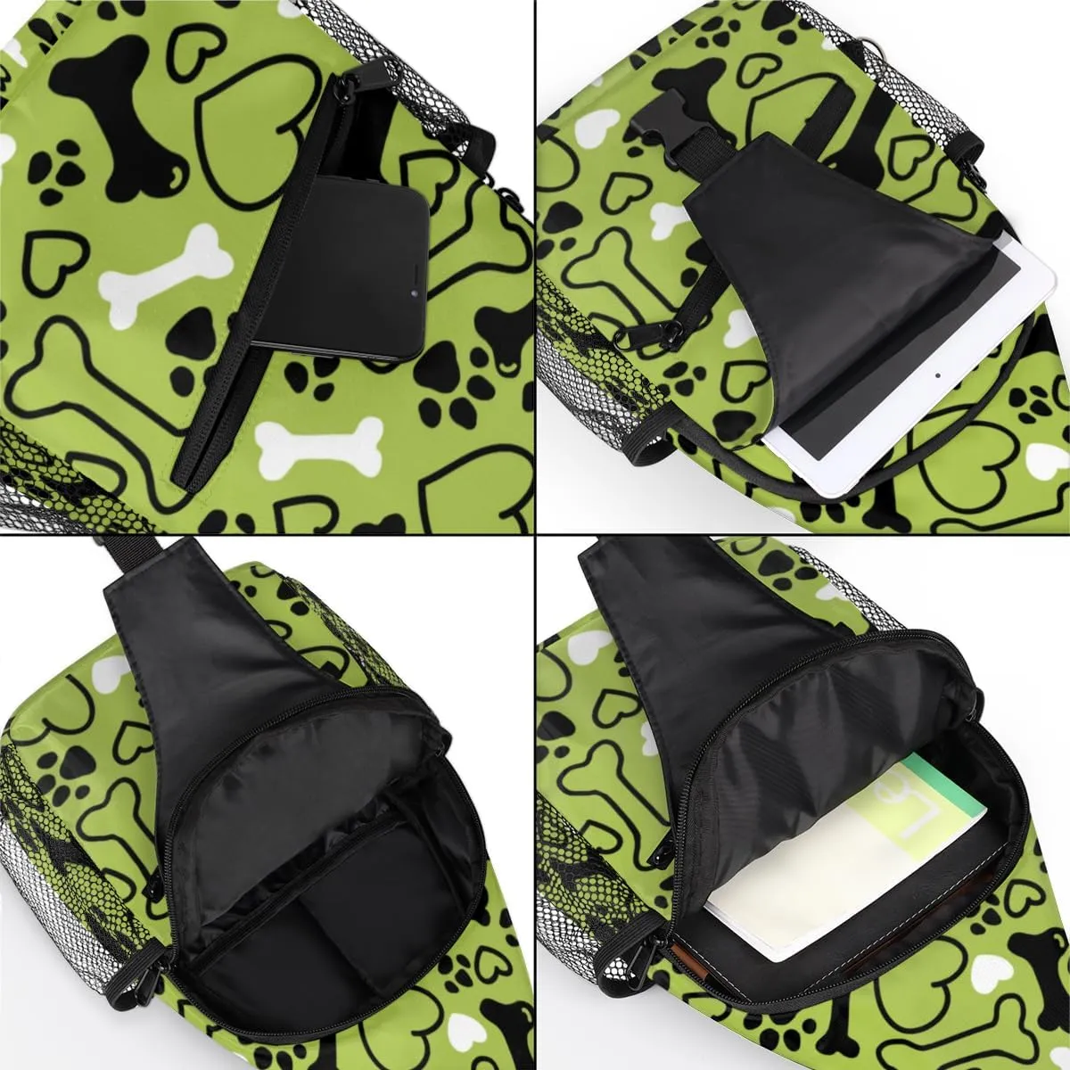 Sling Bag for Women Men Chest Shoulder Backpack Multipurpose Crossbody Bag Lightweight Travel Hiking Daypack