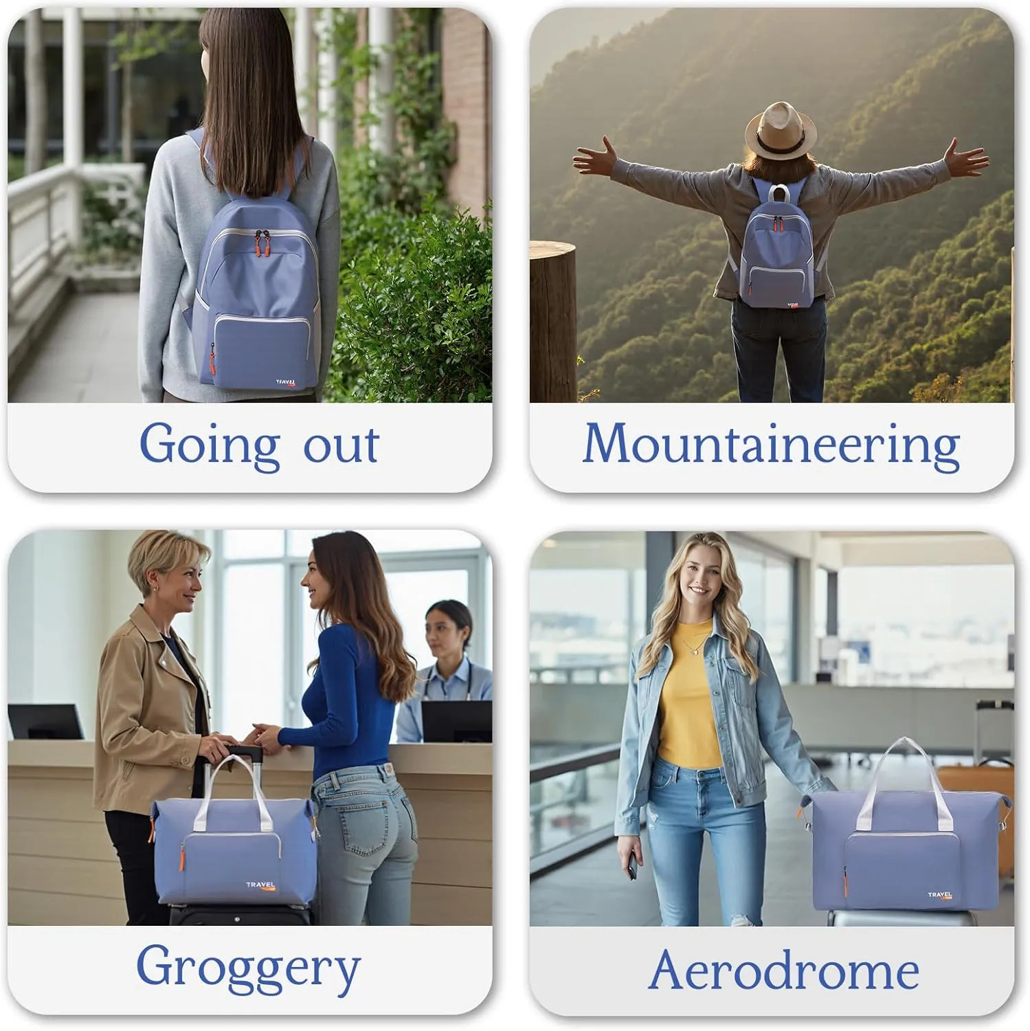 SWLIFL Foldable Hiking Backpack Small Lightweight Packable Backpack