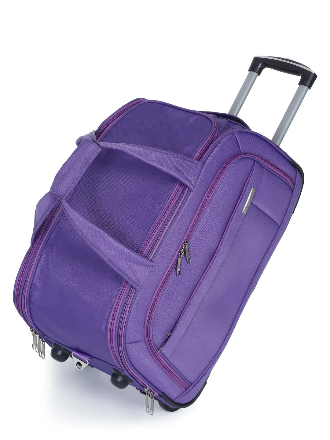 Teakwood Large Trolley Bag - Purple