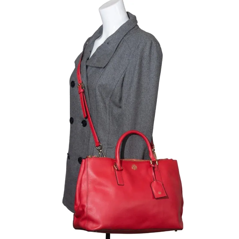 Tory Burch Robinson Double Zip Satchel