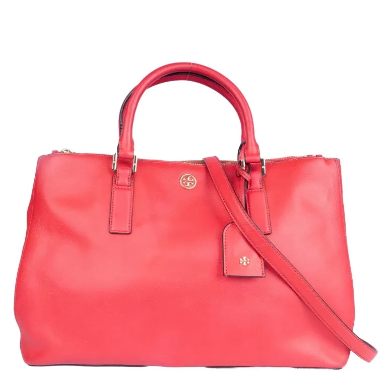 Tory Burch Robinson Double Zip Satchel