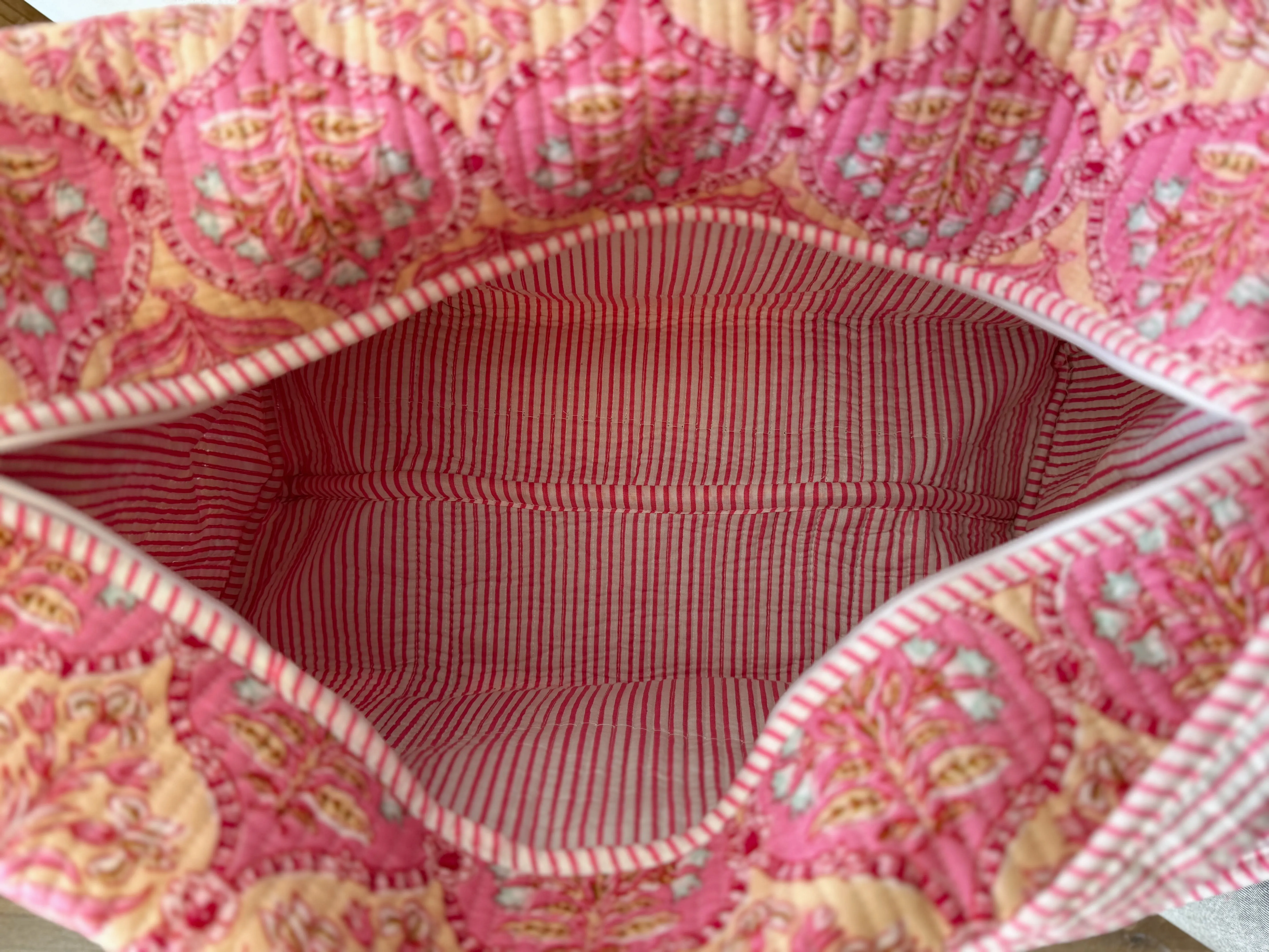 Trellis Dream Quilted Duffel Bag